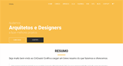 Desktop Screenshot of cadaula.com.br